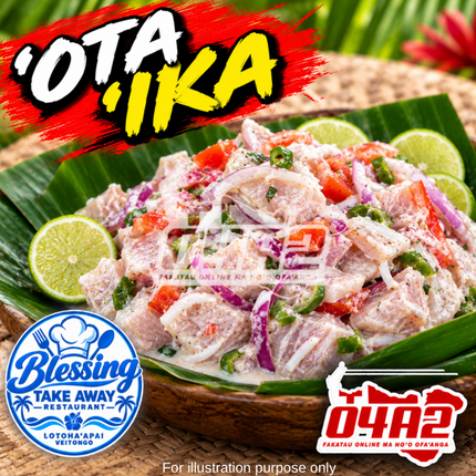 Ota Ika - “PICK UP AT BLESSING TAKE AWAY, LOTOHA’APAI VEITONGI”