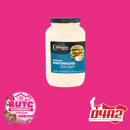 Cullinaire Mayonnaise 3.78L - “PICK UP FROM RUTC SUPERMARKET, HALALEVA”
