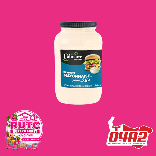 Cullinaire Mayonnaise 3.78L - “PICK UP FROM RUTC SUPERMARKET, HALALEVA”