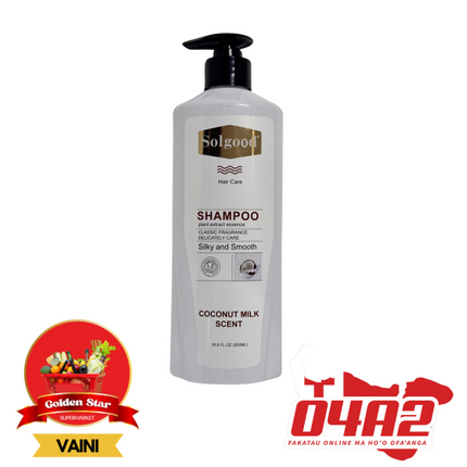 Solgood Hair Care Shampoo 500ml - "PICK UP FROM GOLDEN STAR, VAINI TONGATAPU"