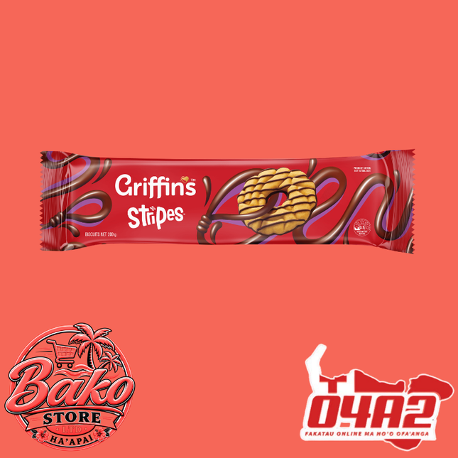 Griffins Stripes 200g - “PICK UP AT BAKO STORE IN PANGAI OR HIHIFO HA’APAI BRANCHES”