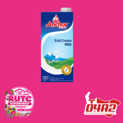 Anchor Milk 1Ltr  - “PICK UP FROM RUTC SUPERMARKET, HALALEVA”