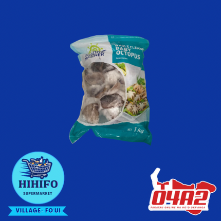 Whole Clean Baby Octopus 1kg - PICK UP FROM HIHIFO SUPERMARKET, FO'UI"