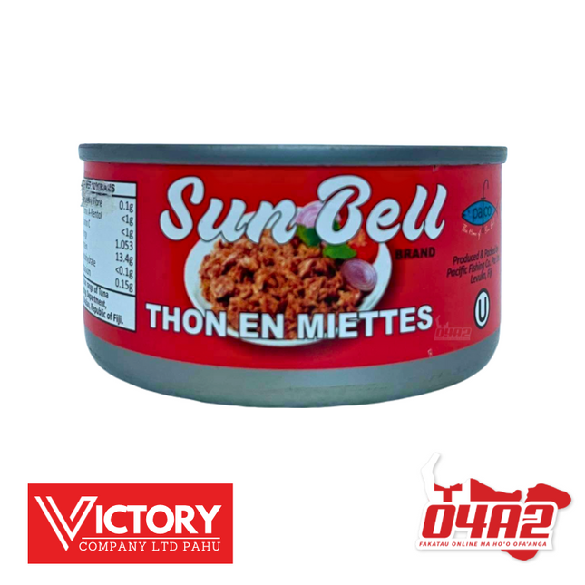 Sun Bell Tuna 170g - “PICK UP FROM VICTORY SUPERMARKET & WHOLESALE, PAHU"