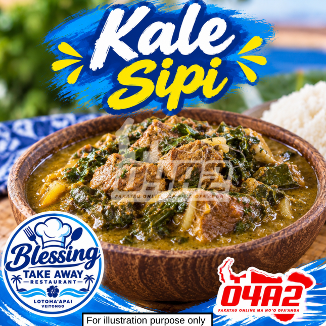 Kale Sipi (Lamb Curry) - “PICK UP AT BLESSING TAKE AWAY, LOTOHA’APAI VEITONGI”