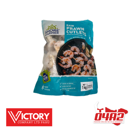 Raw Prawn Cutlets 1kg - "PICK UP FROM VICTORY SUPERMARKET & WHOLESALE, PAHU"