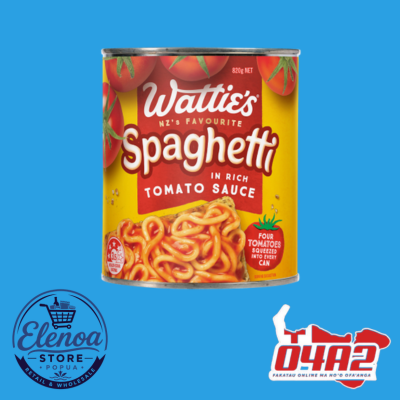 Watties Spaghetti 820g - “PICK UP FROM ELENOA STORE IN POPUA”