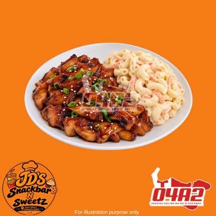 Teriyaki Chicken + Mac Salad - “PICK UP FROM JD’s SNACKBAR N SWEETZ, VUNA WHARF HAHAKE BUS STATION”