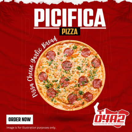 Pizza Cheese Garlic Bread - "PICK UP FROM PICIFICA PIZZA AT LOTOHA’APAI VILLAGE”