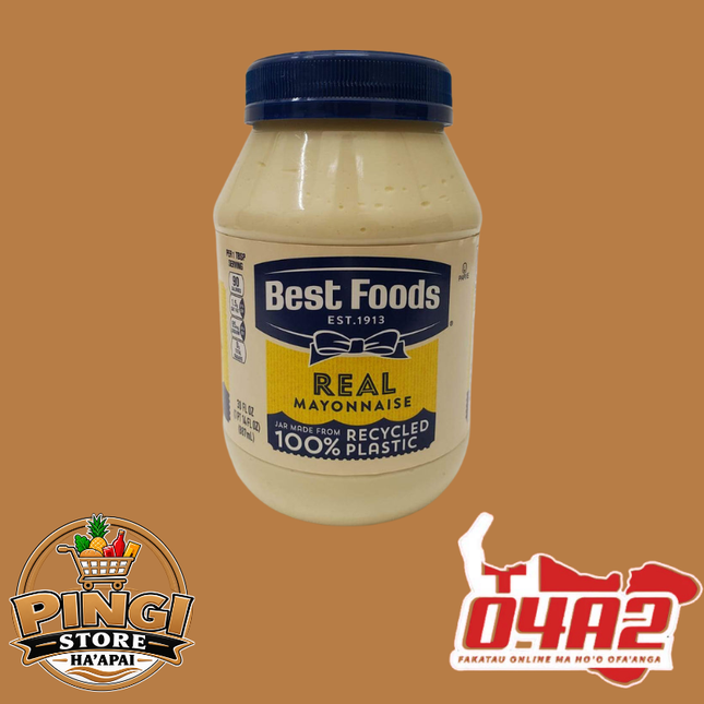 Best Food Mayonnaise 887ml - “PICK UP FROM PINGI STORE, HA’APAI”