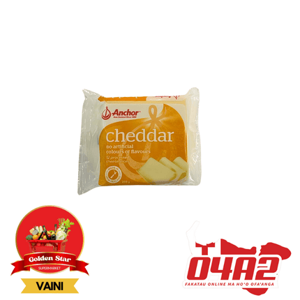 Anchor Cheddar Cheese  250g  - "PICK UP FROM GOLDEN STAR, VAINI TONGATAPU"