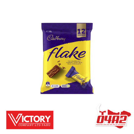 Flake Chocolate 12 Piece - "PICK UP FROM VICTORY SUPERMARKET & WHOLESALE, PAHU"