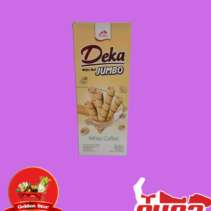 Deka Jumbo Wafer Roll White Coffee - "PICK UP FROM GOLDEN STAR, VAINI TONGATAPU"