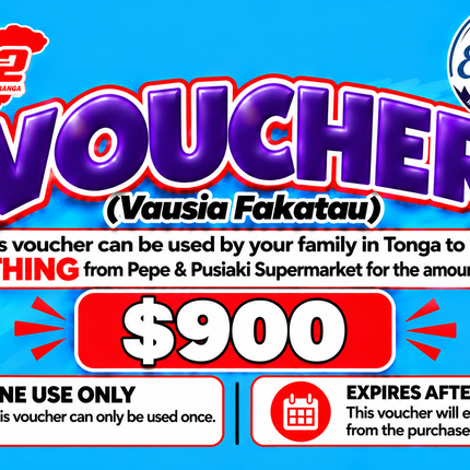 $900 Vausia Fakatau - "PICK UP FROM ELENOA STORE, POPUA"