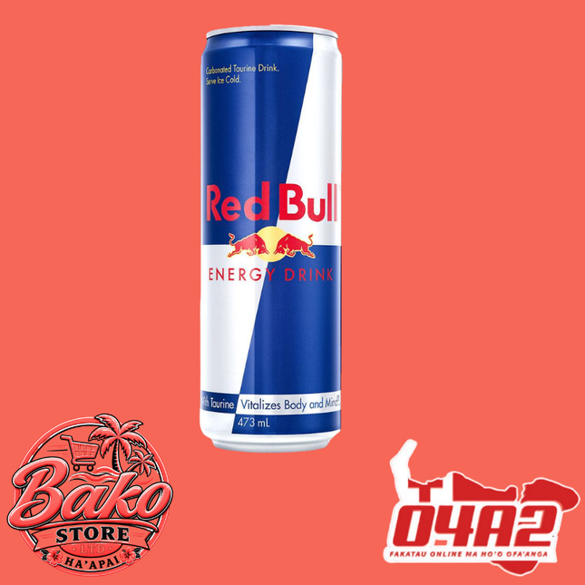 Red Bull 437ml - “PICK UP AT BAKO STORE IN PANGAI OR HIHIFO HA’APAI BRANCHES”