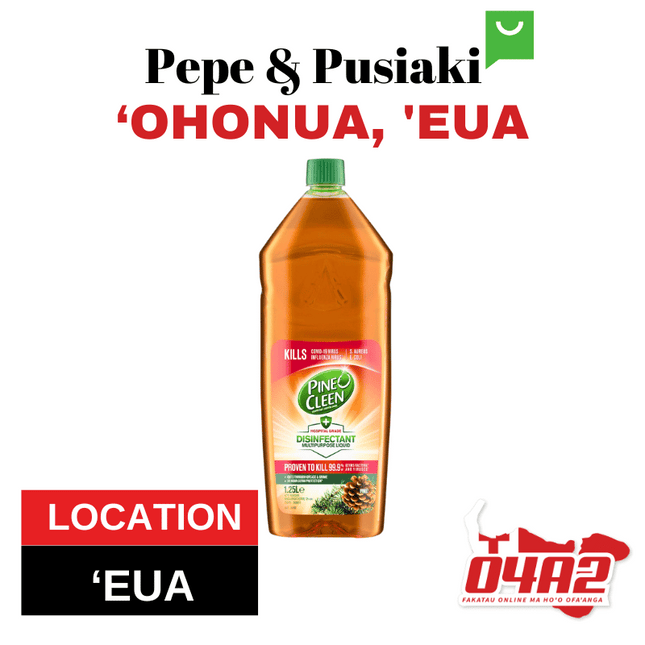 Pine O Cleen Large - "PICK UP FROM PEPE & PUSIAKI, 'OHONUA, 'EUA"