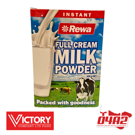 Rewa Full Cream Powder 450g - “PICK UP FROM VICTORY SUPERMARKET & WHOLESALE, PAHU"