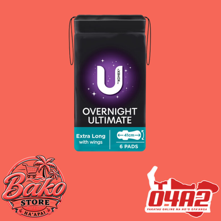 Kotex Extra Wing 6pads - “PICK UP AT BAKO STORE IN PANGAI OR HIHIFO HA’APAI BRANCHES”