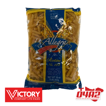 Rotini Macaroni 454g - “PICK UP FROM VICTORY SUPERMARKET & WHOLESALE, PAHU"