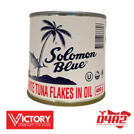 Solomon Blue Tuna 400g - “PICK UP FROM VICTORY SUPERMARKET & WHOLESALE, PAHU"