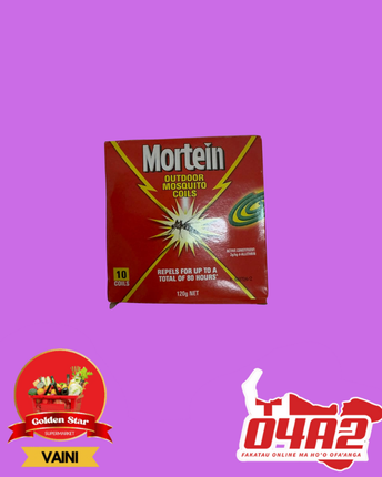 Mortein coils 1 box - "PICK UP FROM GOLDEN STAR, VAINI TONGATAPU”
