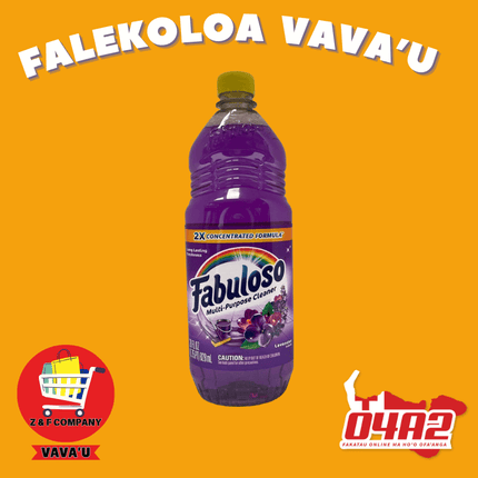 Fabuloso 828ml  - "PICK UP FROM Z&F HANGA KI POUONO, NEIAFU VAVA'U"