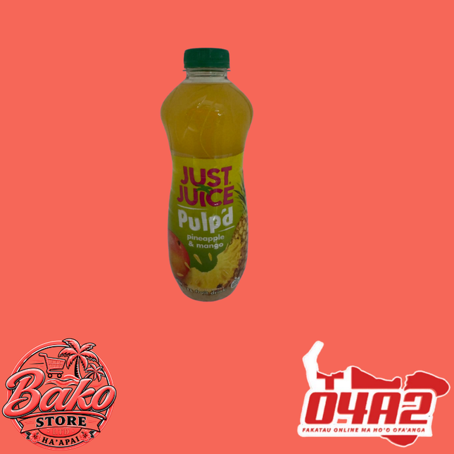 Just Juice Pineapple Mango 1L - “PICK UP AT BAKO STORE IN PANGAI OR HIHIFO HA’APAI BRANCHES”