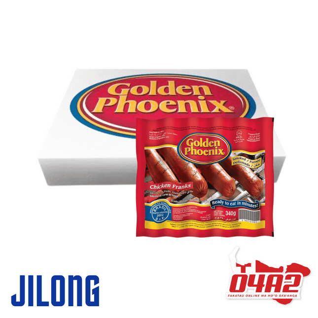 Golden Phoenix Chicken Franks Out of Stock - 24PACK x 340G - "PICK UP FROM JILONG WHOLESALE AT HA'AMOKO"