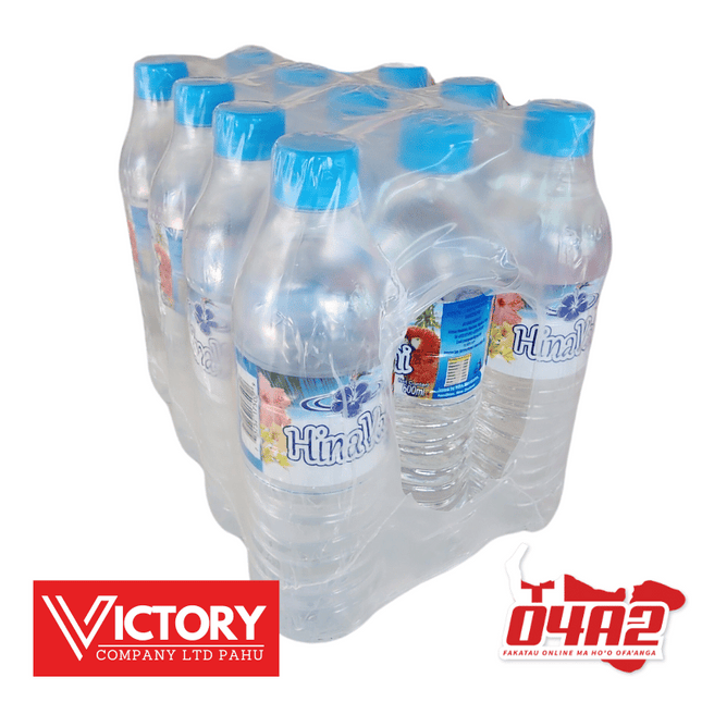 Hina Vai Water 12Pack 600mls - "PICK UP FROM VICTORY SUPERMARKET & WHOLESALE, PAHU"