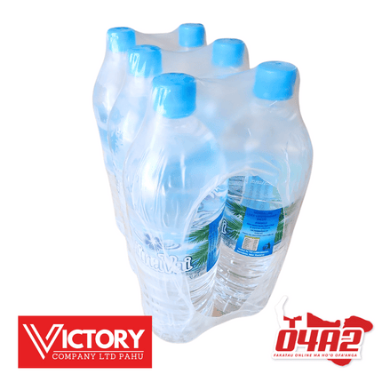 Hina Vai Water 6Pack 1.5L - "PICK UP FROM VICTORY SUPERMARKET & WHOLESALE, PAHU"