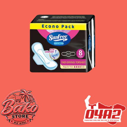 Sunfree 8pads - “PICK UP AT BAKO STORE IN PANGAI OR HIHIFO HA’APAI BRANCHES”