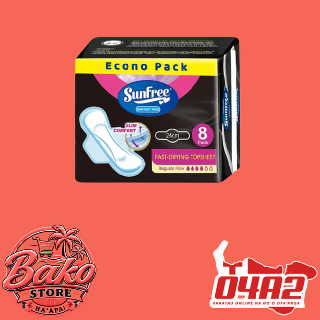 Sunfree 8pads - “PICK UP AT BAKO STORE IN PANGAI OR HIHIFO HA’APAI BRANCHES”