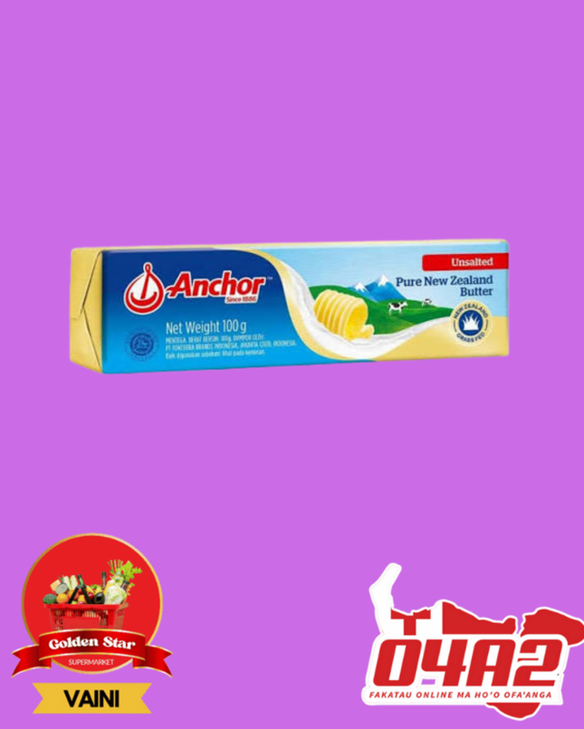 Anchor Butter 100g (out of stock) - “PICK UP FROM GOLDEN STAR , VAINI”