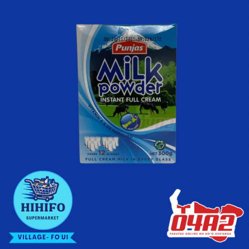 Punjas Milk Powder 300g - “PICK UP AT HIHIFO SUPERMARKET, FO’UI”