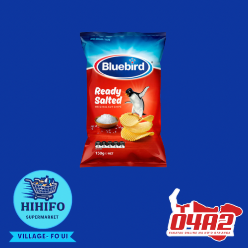 Bluebird- Ready Salted 150g - PICK UP FROM HIHIFO SUPERMARKET, FO'UI"