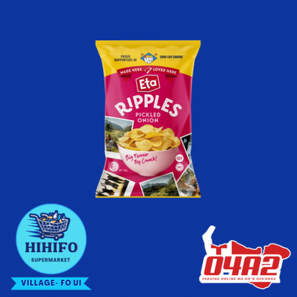 Eta Ripples - pickled onion 150g - PICK UP FROM HIHIFO SUPERMARKET, FO'UI"