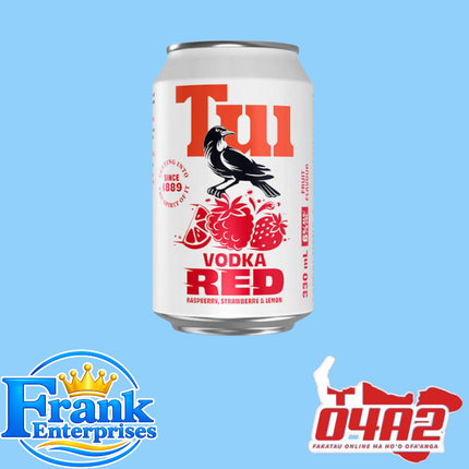 Tui Vodka Red - “PICK UP FROM FRANK ENTERPRISE LTD, MA’UFANGA”