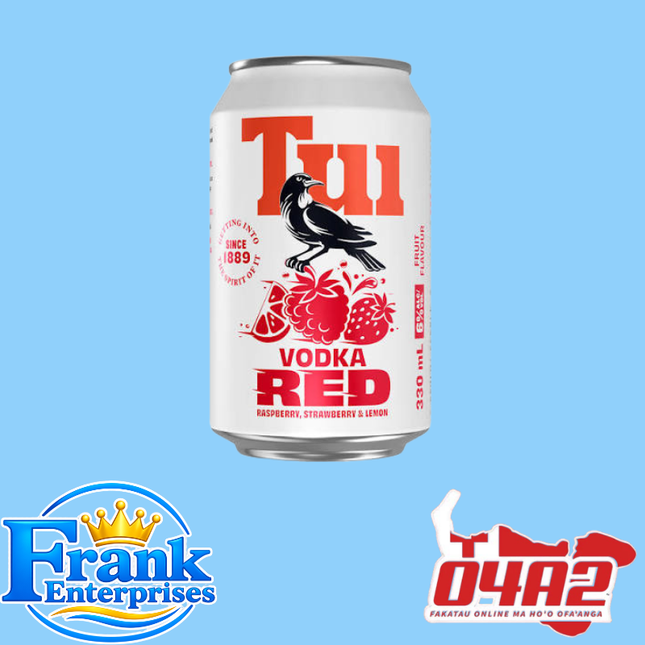 Tui Vodka Red - “PICK UP FROM FRANK ENTERPRISE LTD, MA’UFANGA”