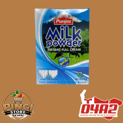 Punjas Milk Powder 300g - "PICK UP FROM PINGI STORE, HA'APAI"