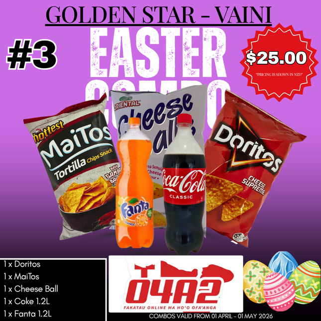 Golden Star Easter Combo #3 - “PICK UP FROM GOLDEN STAR VAINI”