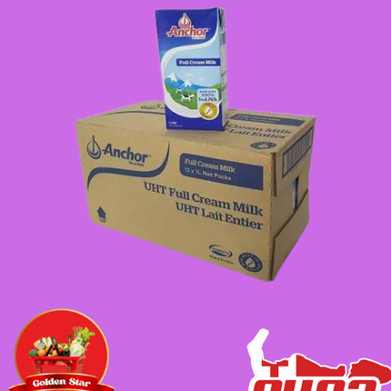 Puha Anchor Milk (Box of Milk 12 ILtrs)  - “PICK UP FROM GOLDEN STAR, VAINI”
