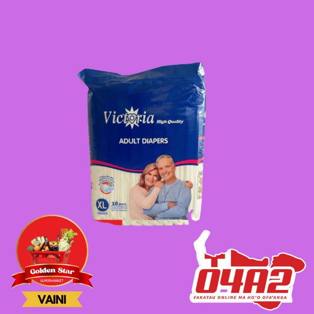 Victoria Adults Diaper Large - "PICK UP FROM GOLDEN STAR, VAINI TONGATAPU"
