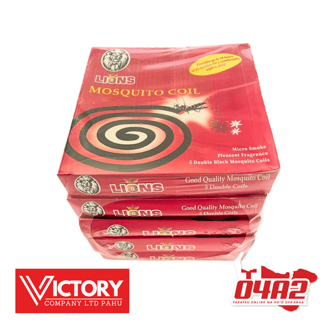 Lions Mosquito Coils 5PACK - "PICK UP FROM VICTORY SUPERMARKET & WHOLESALE, PAHU"