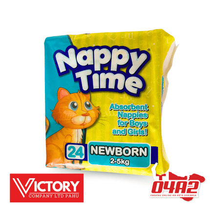 Nappy Time Newborn [2 - 5kg] - "PICK UP FROM VICTORY SUPERMARKET & WHOLESALE, PAHU"