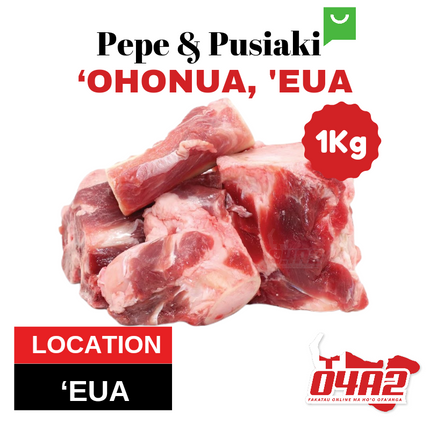 Sipi Hui Molu (Lamb Bones) 1Kg - "PICK UP FROM PEPE & PUSIAKI, 'OHONUA, 'EUA"