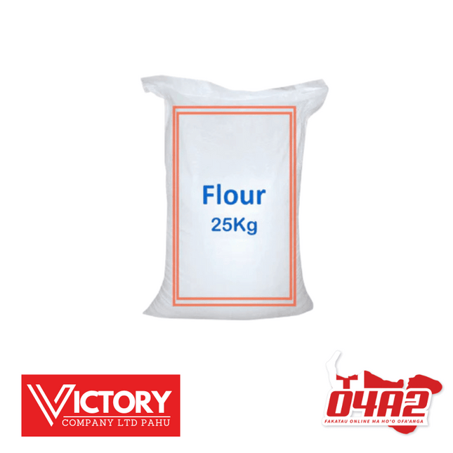 Flour (Tangai Mahoa'a) 25kg -  "PICK UP FROM VICTORY SUPERMARKET & WHOLESALE, PAHU"