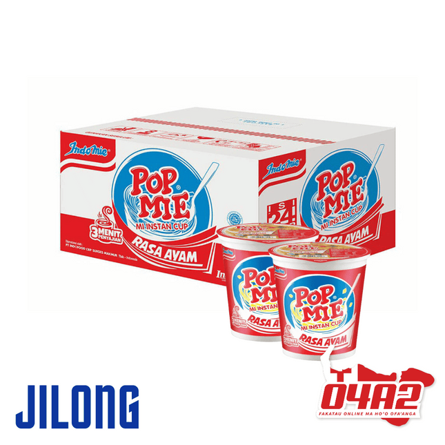 Pop Mie Cup Noodles - 24 x 60g - "PICK UP FROM JILONG WHOLESALE AT HA'AMOKO"