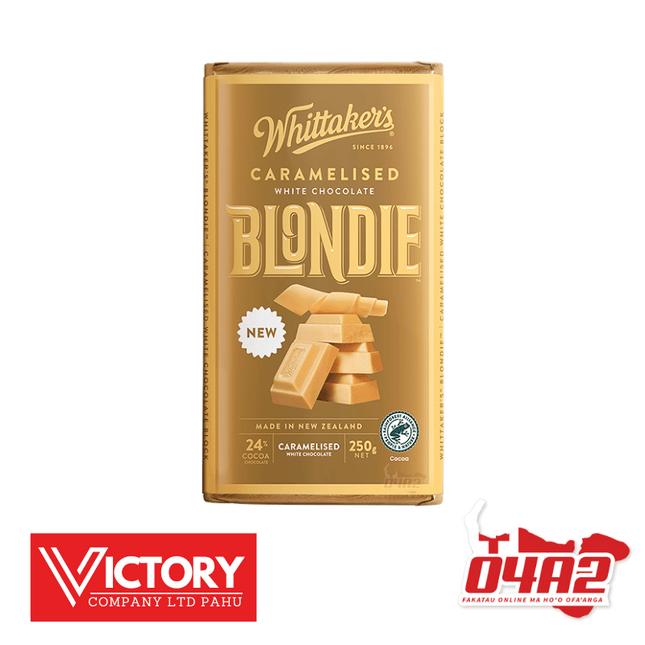 Whittakers Caramelized White Chocolate Blondie - "PICK UP FROM VICTORY SUPERMARKET & WHOLESALE, PAHU"