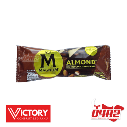 Magnum Almond Ice Cream Stick (made with belgian chocolate) - "PICK UP FROM VICTORY SUPERMARKET & WHOLESALE, PAHU"