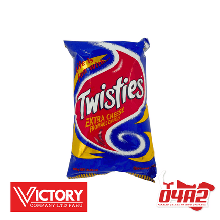 Twisties Extra Cheese 100g - "PICK UP FROM VICTORY SUPERMARKET & WHOLESALE, PAHU"